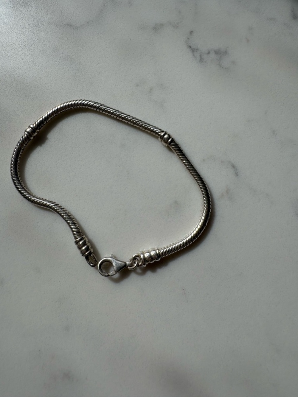 Sterling Silver Pandora Bracelet - Retired from the brand
